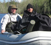 Рыбалка на реке Лямин (ХМАО)           июнь 2007г.