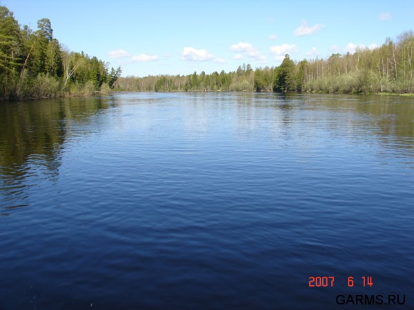 Рыбалка на реке Лямин (ХМАО)           июнь 2007г.