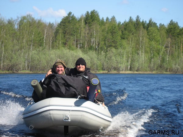 Рыбалка на реке Лямин (ХМАО)           июнь 2007г.