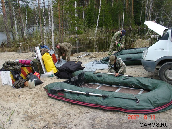 Рыбалка на реке Лямин (ХМАО)           июнь 2007г.