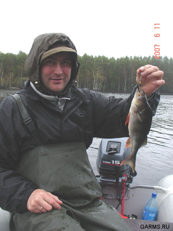 Рыбалка на реке Лямин (ХМАО)           июнь 2007г.
