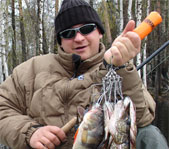 Рыбалка на реке Лямин (ХМАО)           июнь 2007г.