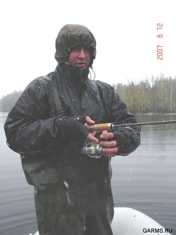 Рыбалка на реке Лямин (ХМАО)           июнь 2007г.