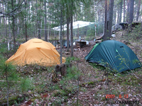 Рыбалка на реке Лямин (ХМАО)           июнь 2007г.