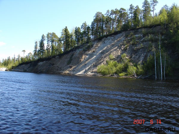 Рыбалка на реке Лямин (ХМАО)           июнь 2007г.