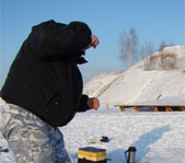 Рыбалка на  озере Бирюзовое январь 2009г. (Челябинская область)