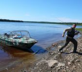 Рыбалка на реке Северная Сосьва июль 2012 г.(ХМАО)