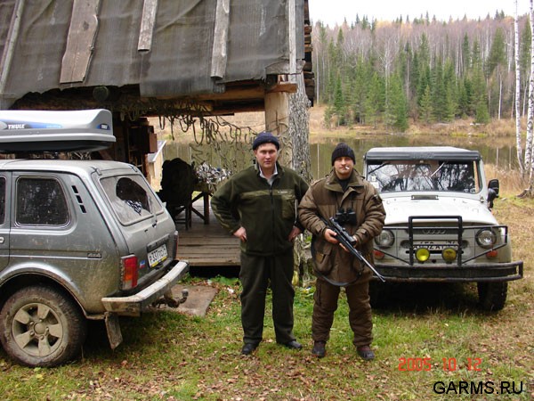 Добрались до кордона с божьей помощью и " УАЗика"