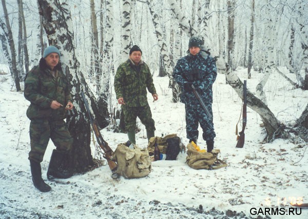 Охота на зайца ноябрь 2000 г. (Башкирия)