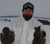 Новогодняя охота январь 2007 г.(Челябинская область)