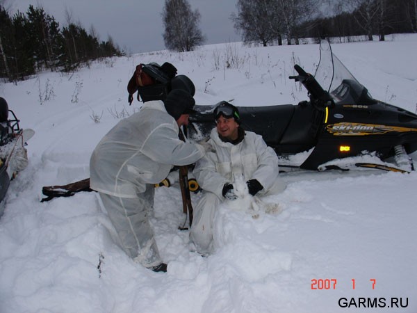Новогодняя охота январь 2007 г.(Челябинская область)