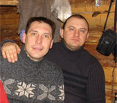 Охота на медведя на берлоге февраль 2007г.  (Республика Коми)