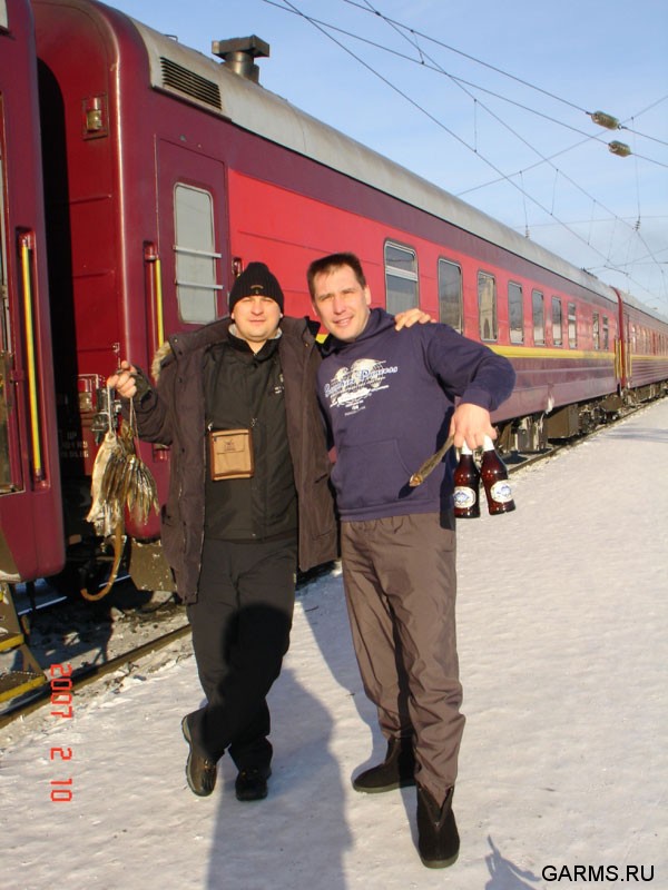 Охота на медведя на берлоге февраль 2007г.  (Республика Коми)