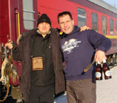 Охота на медведя на берлоге февраль 2007г.  (Республика Коми)