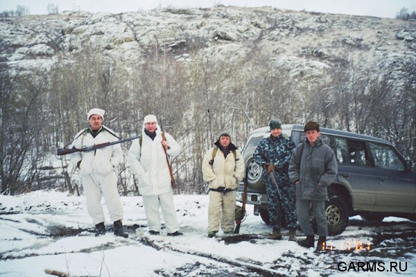 Охота на зайца ноябрь 2000 г. (Башкирия)
