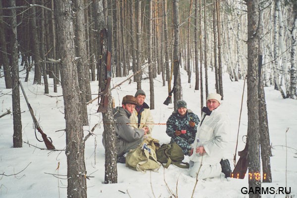 Охота на зайца ноябрь 2000 г. (Башкирия)