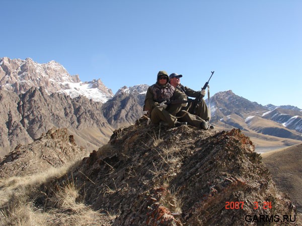 Охота на козерога март 2007 (Киргизия)
