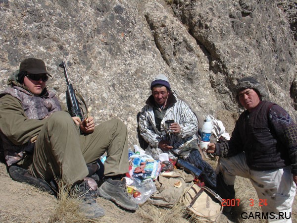 Охота на козерога март 2007 (Киргизия)