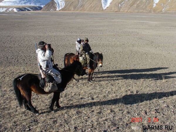 Охота на козерога март 2007 (Киргизия)