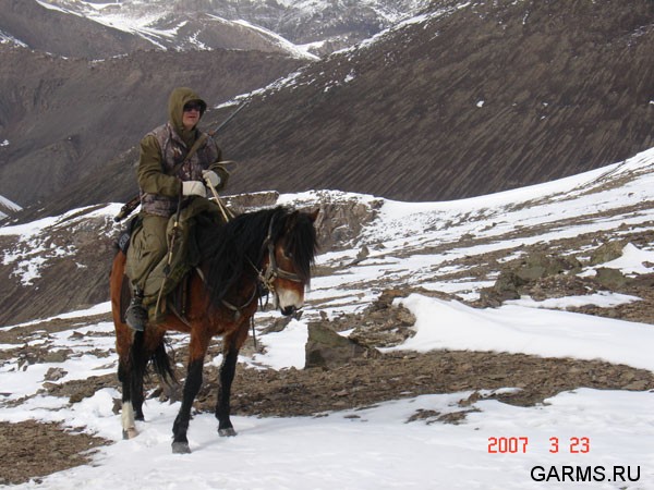 Охота на козерога март 2007 (Киргизия)