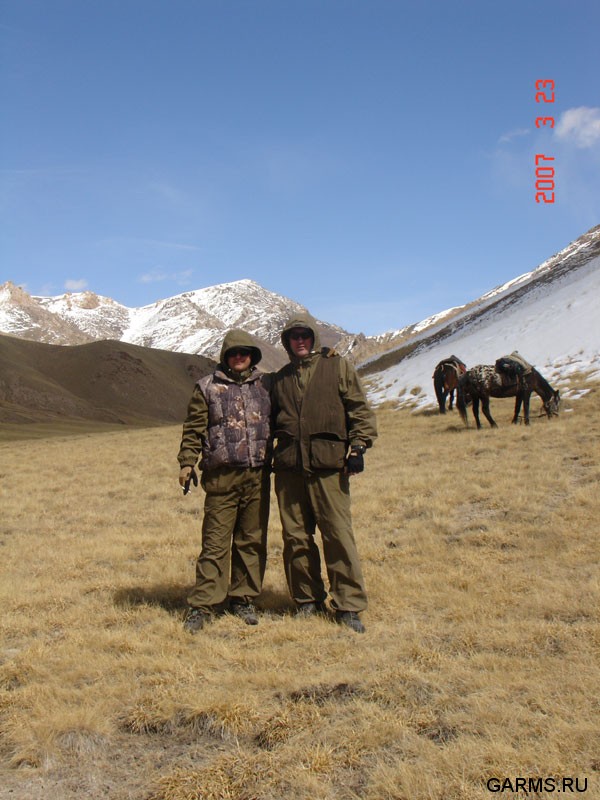 Охота на козерога март 2007 (Киргизия)