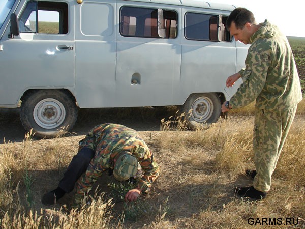 Процесс доставания подранка