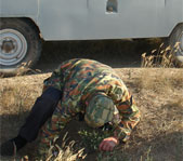 Процесс доставания подранка