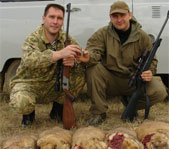 Охота на сурка август 2007г. (Оренбургская область)