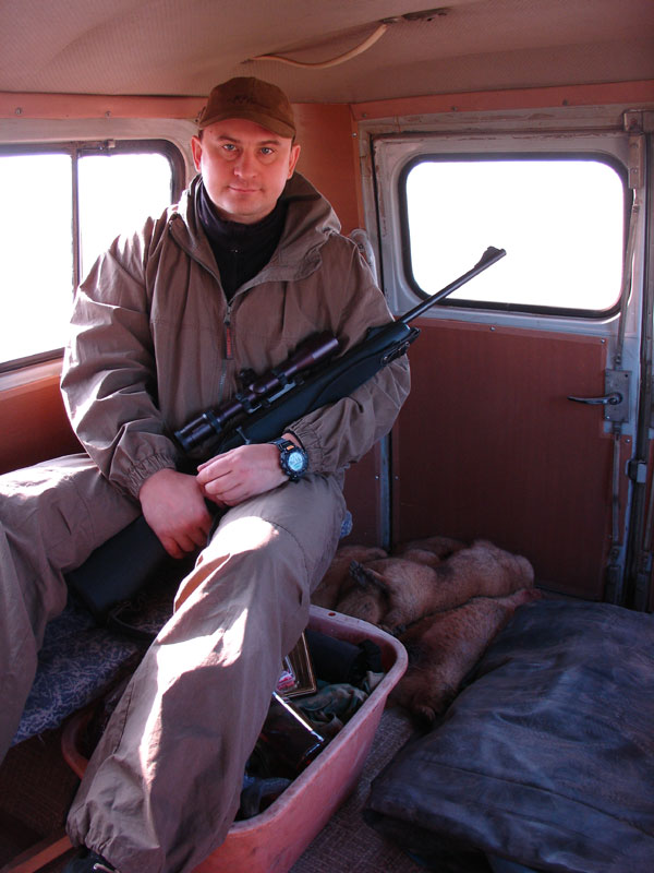 Охота на сурка август 2007г. (Оренбургская область)