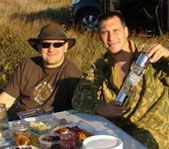 Все, за предстоящуюю охоту...