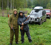 Охота на медведя на  овсах октябрь 2007г.(Челябинская область)