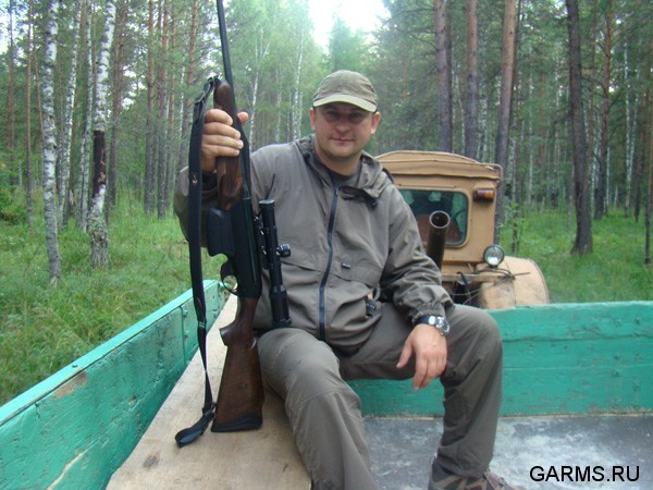 Осенняя охота на медведя на овсах сентябрь 2008г. (Челябинская область)