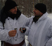 Загонная охота на косулю декабрь 2008г. (Челябинская область)