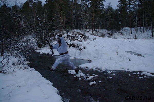 Загонная охота на косулю декабрь 2008г. (Челябинская область)