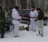 Загонная охота на косулю декабрь 2008г. (Челябинская область)