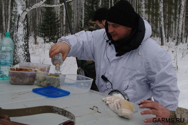 Загонная охота на косулю декабрь 2008г. (Челябинская область)