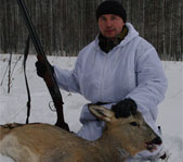 Загонная охота на косулю декабрь 2008г. (Челябинская область)
