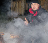 Загонная охота на косулю декабрь 2008г. (Челябинская область)