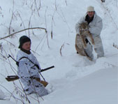 Охота на рысь январь, февраль 2009г. (Челябинская область)