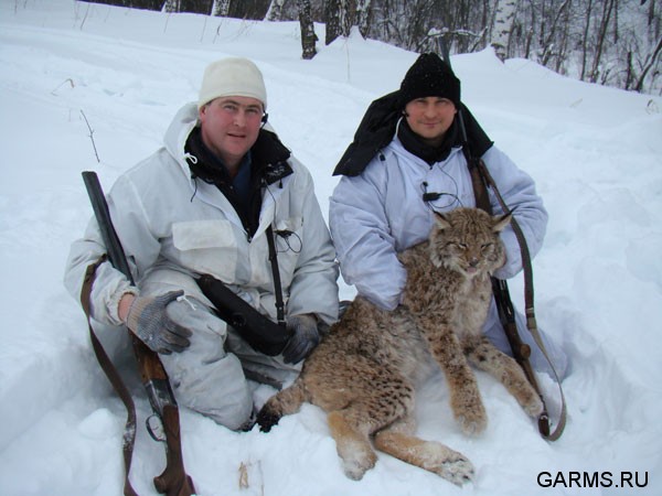 Охота на рысь январь, февраль 2009г. (Челябинская область)