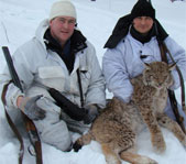 Охота на рысь январь, февраль 2009г. (Челябинская область)