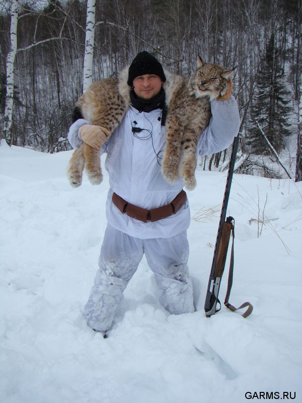 Охота на рысь январь, февраль 2009г. (Челябинская область)