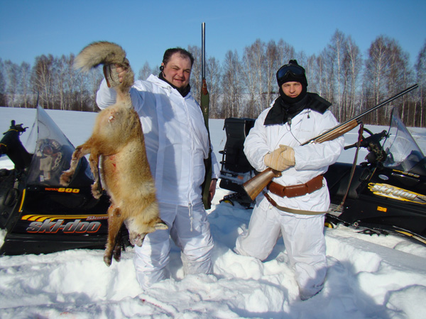 Охота на рысь январь, февраль 2009г. (Челябинская область)