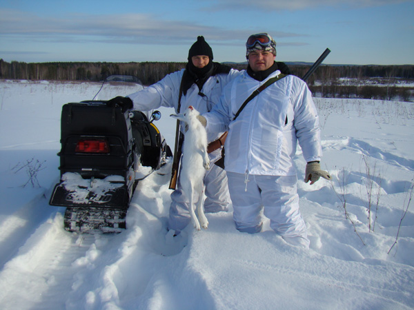 Охота на рысь январь, февраль 2009г. (Челябинская область)