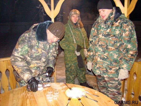 Охота на кабана декабрь 2009 год. (Челябинская область)