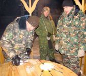 Охота на кабана декабрь 2009 год. (Челябинская область)