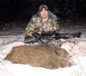 Охота на кабана декабрь 2009 год. (Челябинская область)