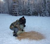 Охота на кабана декабрь 2009 год. (Челябинская область)