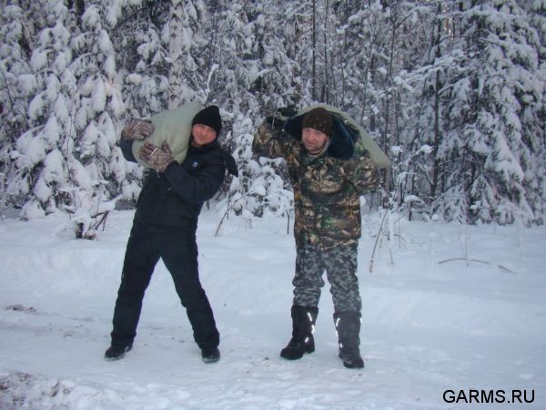 Охота на кабана декабрь 2009 год. (Челябинская область)