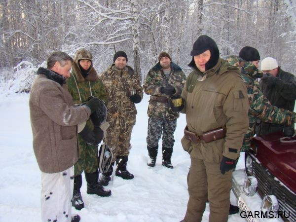 Охота на кабана декабрь 2009 год. (Челябинская область)